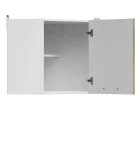 Corner wall cabinet JUNONA LINE GNWU/57LP BRW made light order